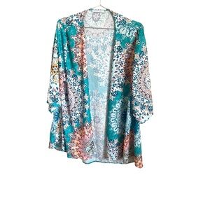 **Gorgeous OSFM Green Kimono**